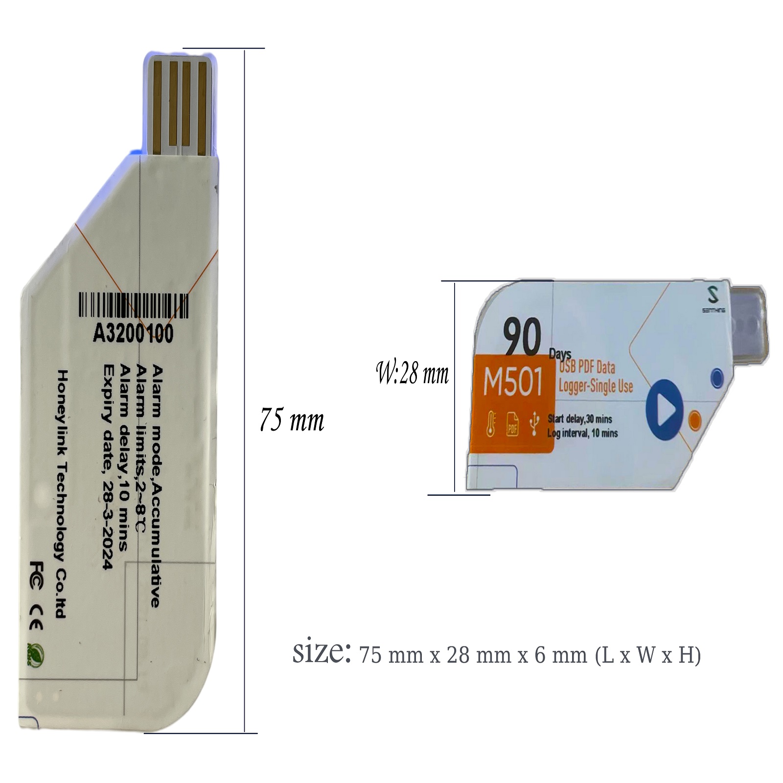 High Precision Usb Food Temperature Data Loggers Are Widely Used In Warehousing and Cold Chain Logistics