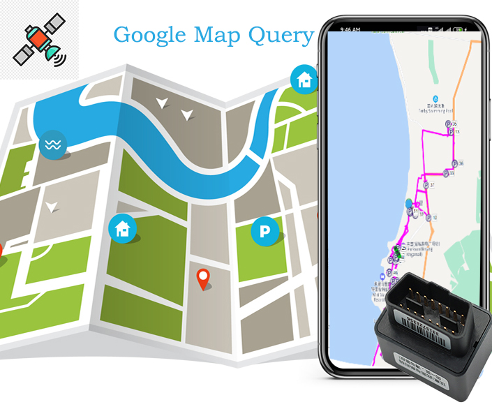 2G OBD Tracker With Sim Card  Fuel Monitoring Device For  Auto Electronics