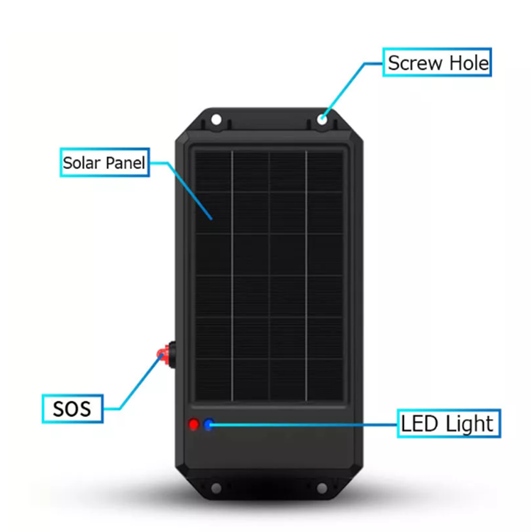 Solar IP68 GPS Locator 4G Digital Fishing Boat Guard Communication And Positioning GPS Device